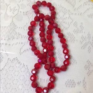Ruby Red Necklace